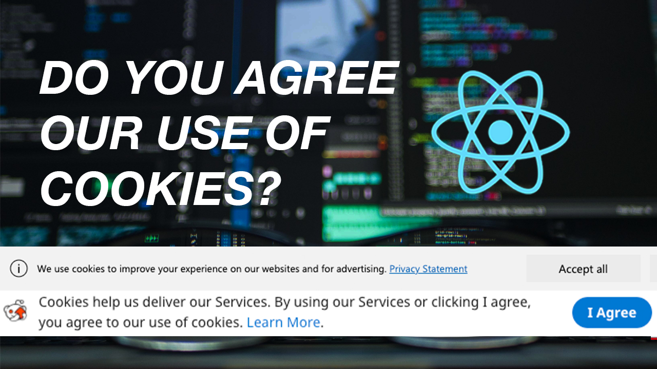 React cookie. React banner.