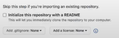 You can initialise the GitHub profile readme file when creating the repo.