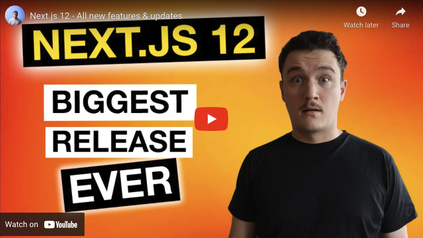 Next.js 12 - All new features & updates